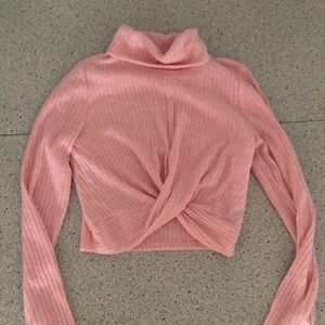 Urban Outfitters Pink Turtleneck Sweater